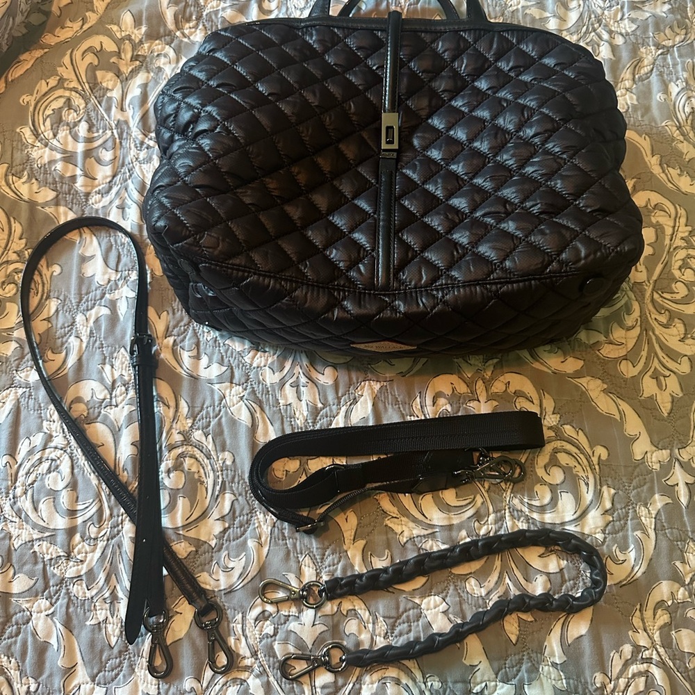 MZ Wallace Medium Astor Black Tote - Picture 5 of 12